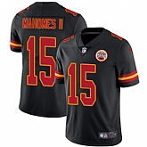 Nike Men & Women & Youth Chiefs 15 Patrick Mahomes II Black NFL Vapor Untouchable Limited Jersey,baseball caps,new era cap wholesale,wholesale hats